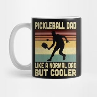 Pickleball Dad Is Like A Normal Dad But Cooler Vintage Pickleball Lover Mug